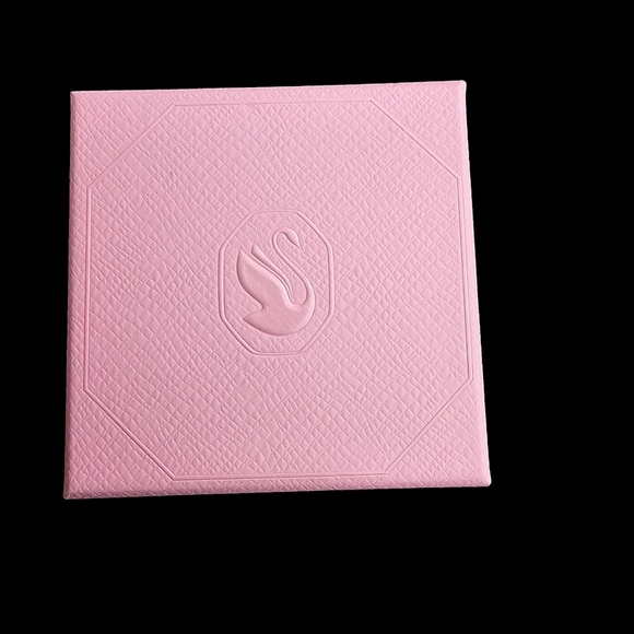 Signum pendantSwan, Long, White, Rose gold-tone plated - Picture 4 of 6